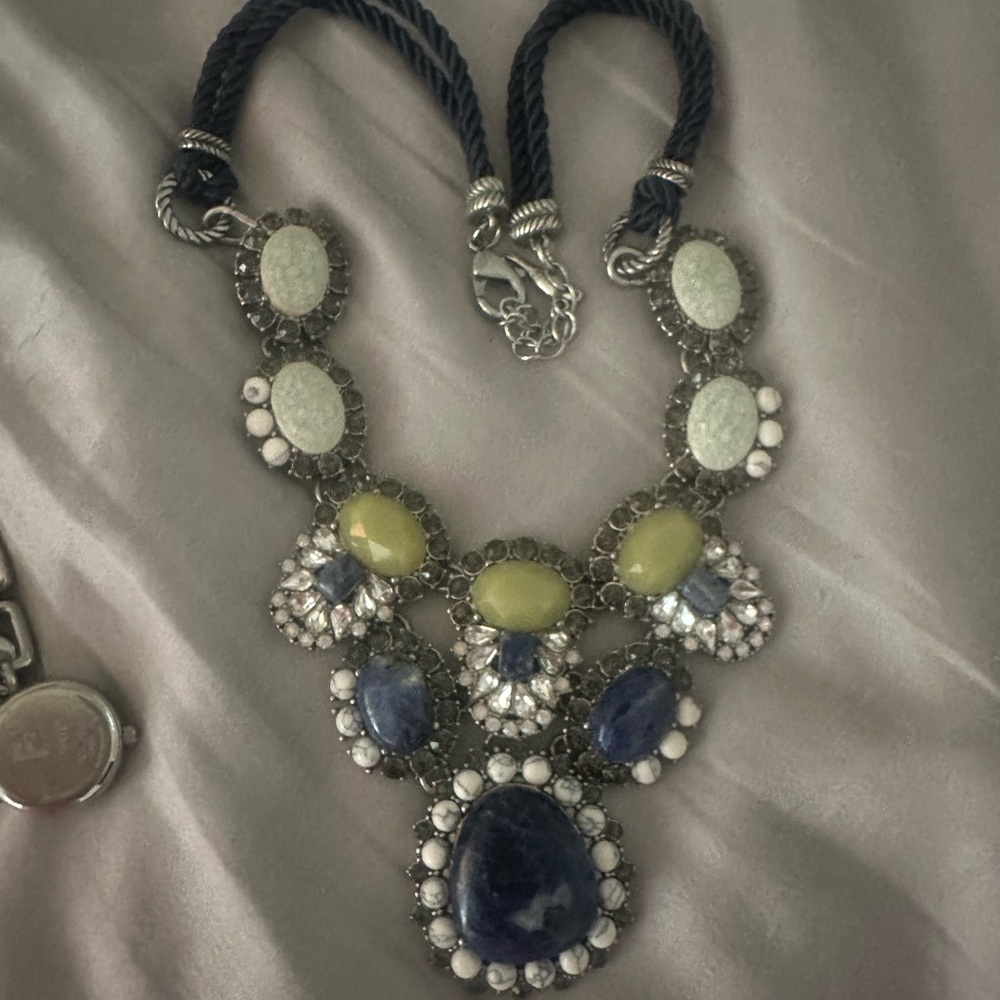 Chloe + Isabel Tangier Blue Stone Statement Necklace
